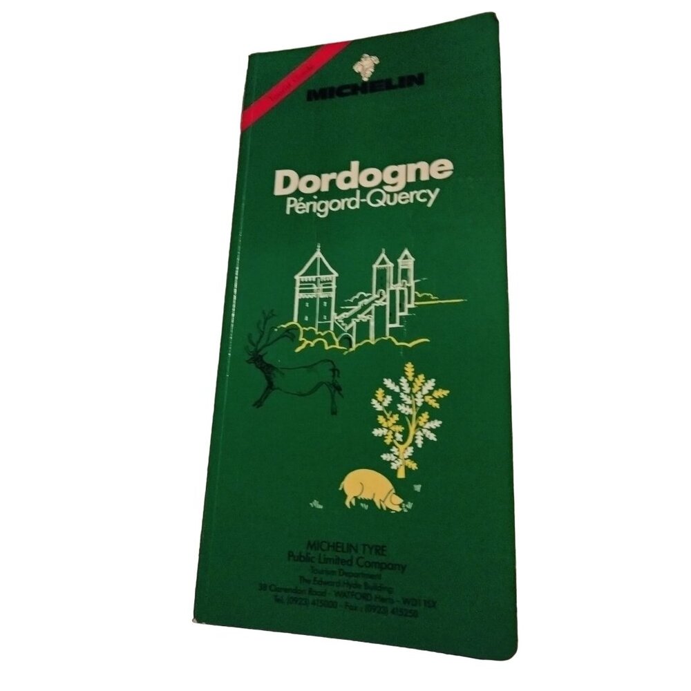 Michelin Green Guide Dordogne Perigord Quercy France Regional Travel Book